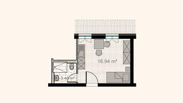 Grundriss Wohnung A